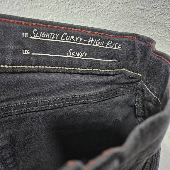 Eddie Bauer women's slightly curvey-high rise skinny jeans 8 - Picture 6 of 7